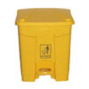 CONTENEDOR 68 L. AMARILLO CON PEDAL