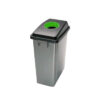 PAPELERA RECICLAJE 60 L. TAPA VERDE