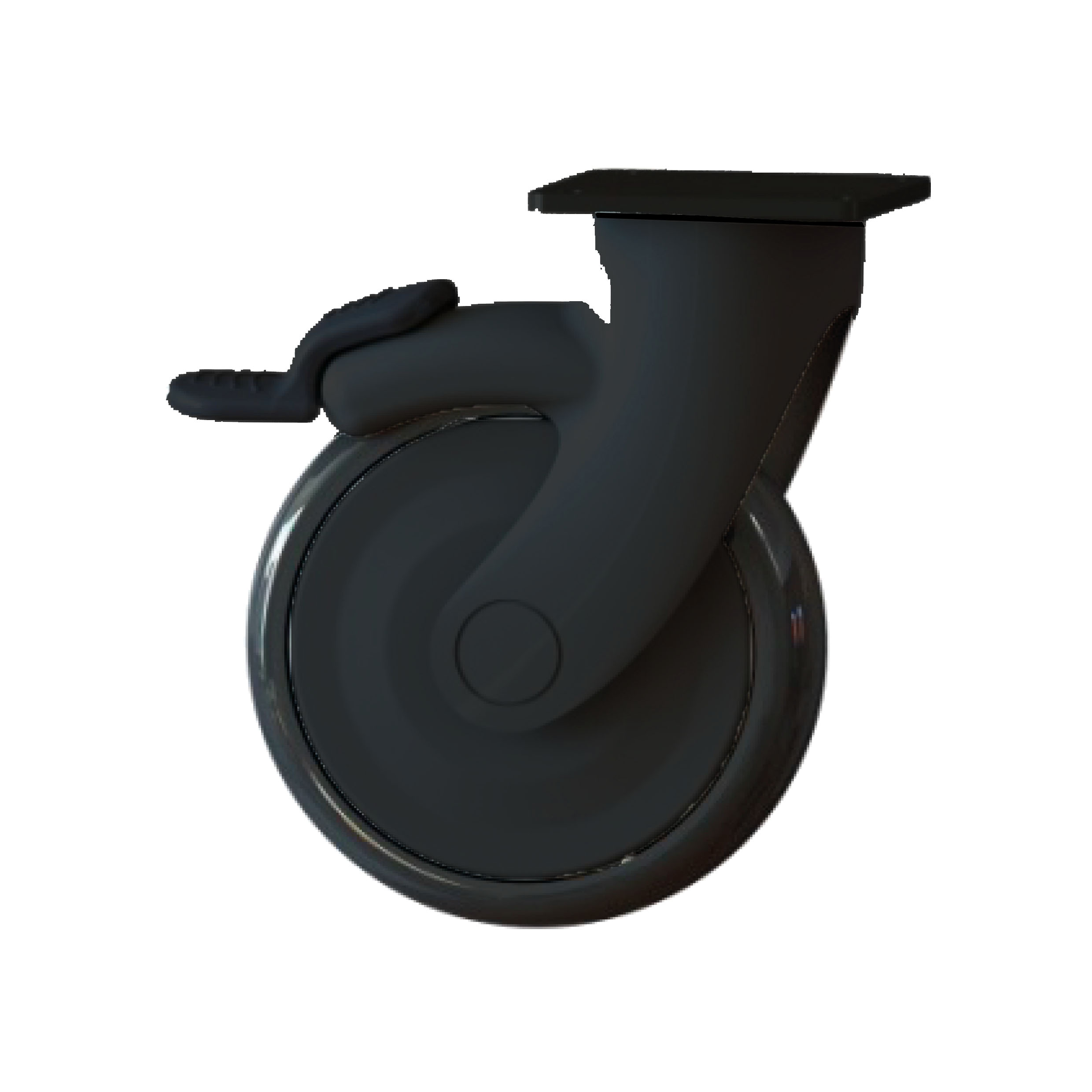 RUEDA 125MM PREMIUM CON FRENO CARROS Lytec staff