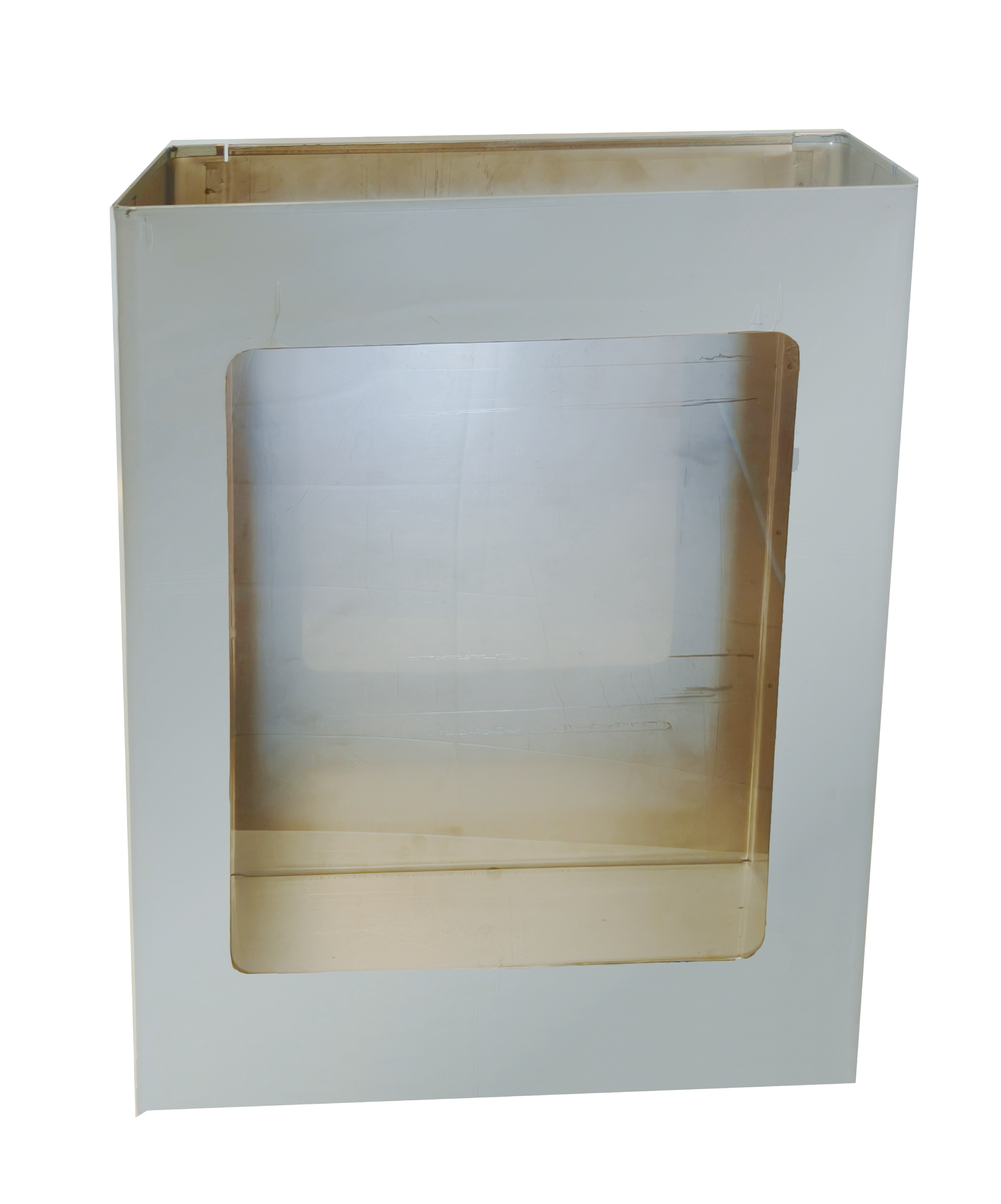 PAPELERA RECTANGULAR 25L CON VENTANA ACCESO VISUAL