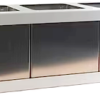 PAPELERA CLASIFICACIÓN 3 CUBOS INOX SATINADA 3X8L
