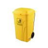 CONTENEDOR 120 L. CON APERTURA PEDAL AMARILLO