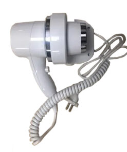 SECADOR CABELLO CON BASE PARED 1800W BLANCO