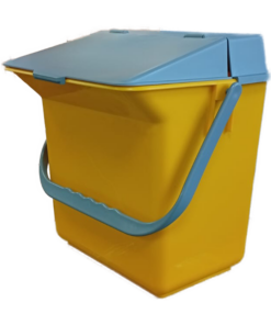 CUBO 6 L. BASIC CON TAPA AMARILLO