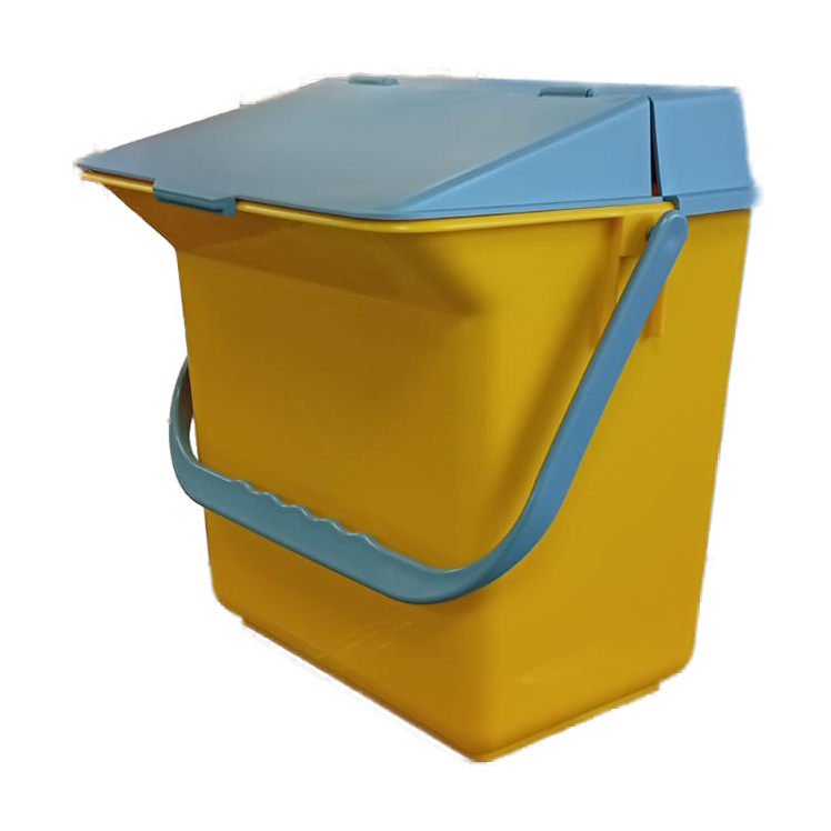 CUBO 6 L. BASIC CON TAPA AMARILLO